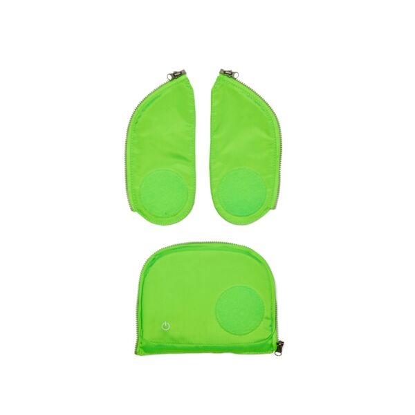 ergobag Fluo LED Zip-Set Grün