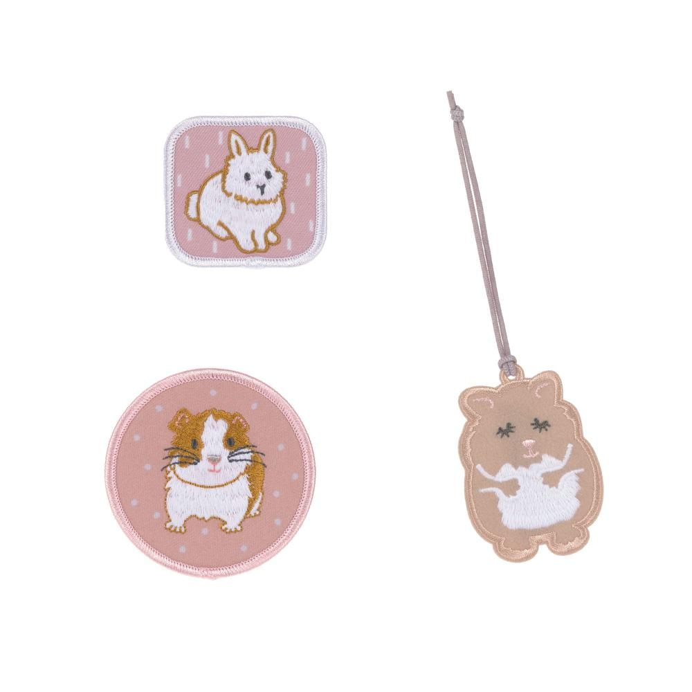 LÄSSIG Anhänger &amp; Patches Set Unique "Cuddly Pet"