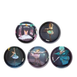 [4057081079964] ergobag Klettie-Set (5-tlg.) MATT Balletttänzerin