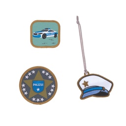 [4042183434926] LÄSSIG Anhänger &amp; Patches Set Unique "Police"