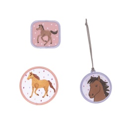 [4042183434957] LÄSSIG Anhänger &amp; Patches Set Unique "Horse"