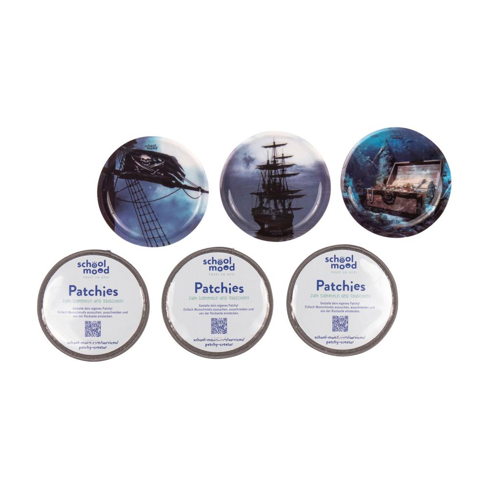 SCHOOL-MOOD Patchie-Set 6-teilig "Pirat"