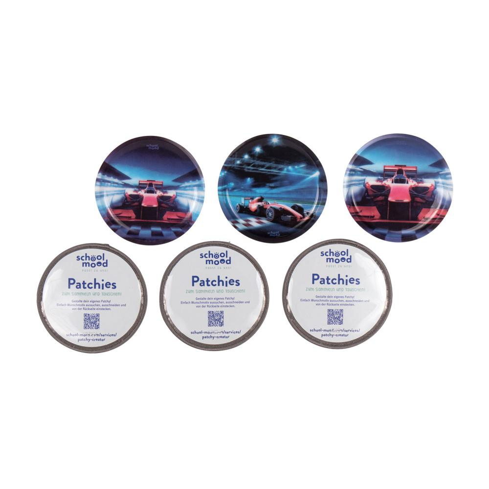 SCHOOL-MOOD Patchie-Set 6-teilig "Formel 1"